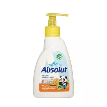 Детское жидкое мыло Absolut Kids масло чайного дерева + календула 0+ вид 250г