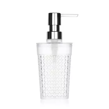 Диспенсер для жидкого мыла Plast Team Neo Luxe Горный хрусталь 75х75х178мм