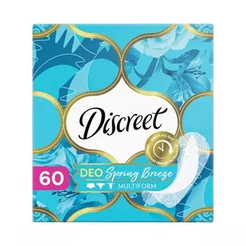 Ежедневные прокладки Discreet Deo Spring Breeze multiform 60шт