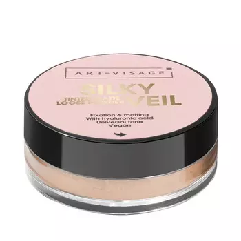 Фиксирующая рассыпчатая пудра для лица Art-Visage Silky Veil 302 Телесная 10г