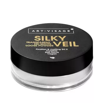 Фиксирующая рассыпчатая пудра для лица Art-Visage Silky Veil 301 Прозрачный 10г