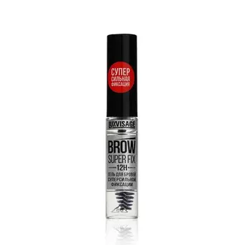 Гель для бровей Luxvisage Brow super fix 12h суперсильной фиксации бесцветный 6г