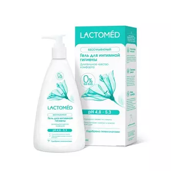 Гель для интимной гигиены Lactomed длительное чувство комфорта 200мл