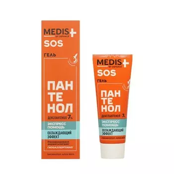 Гель для тела Defance Medis sos с охлаждающим эффектом Пантенол 7% 75мл