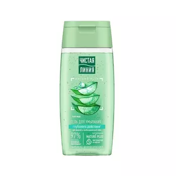 Гель для умывания Чистая линия для жирной и комбинированной кожи с алоэ вера 100мл