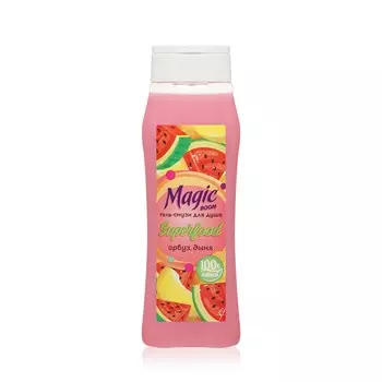 Гель - смузи для душа Magic Boom Superfood " Арбуз , дыня " 400мл