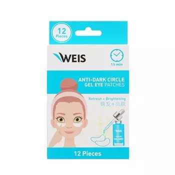 Гелевые патчи для кожи вокруг глаз WEIS от темных кругов 12шт