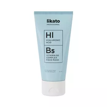 Гиалуроновая маска для лица Likato Professional " Hyaluronic Acid , Vitamin B5 " 50мл