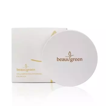 Гидрогелевые патчи для кожи вокруг глаз Beauu Green Collagen & Gold Hydrogel 30 пар
