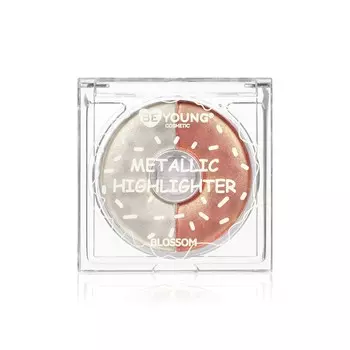 Хайлайтер для лица BeYoung Metallic Blossom 7г