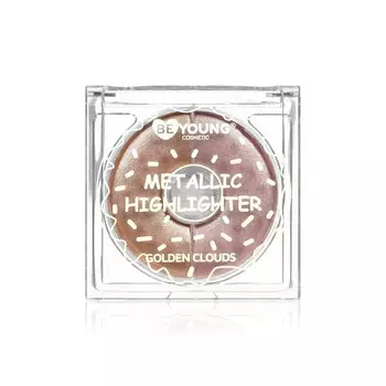 Хайлайтер для лица BeYoung Metallic Golden Clouds 7г