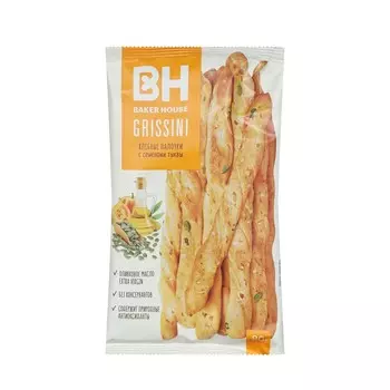 Хлебные палочки Baker House " Grissini с семенами тыквы " 80г