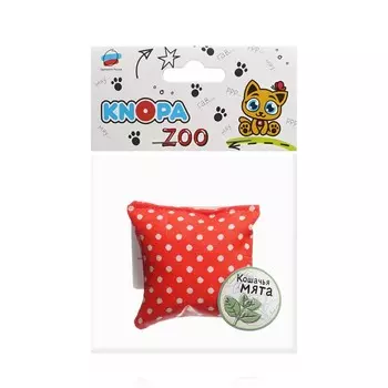 Игрушка для кошек Пластмастер " Подушечка " с кошачьей мятой в ассортименте