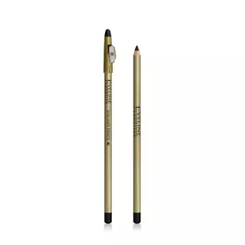 Карандаш для век Eveline с точилкой , Черный