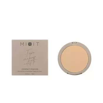 Компактная матирующая пудра для лица Mixit Compact Powder 03 10г