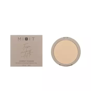 Компактная матирующая пудра для лица Mixit Compact Powder 02 10г