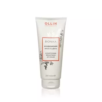 Кондиционер для окрашенных волос Ollin Professional Bionika " Яркость цвета " 200мл
