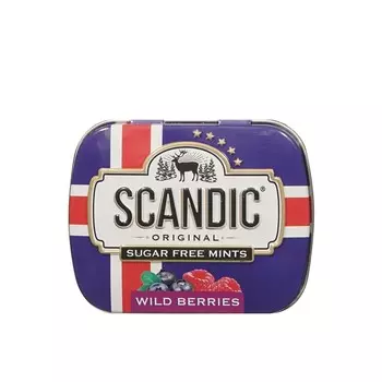 Конфеты без сахара Scandic Лесные ягоды 14г