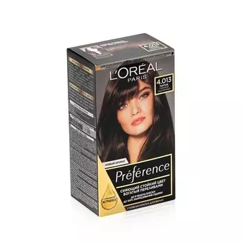 Стойкая краска для волос L'Oreal Paris Preference 4.013 Париж