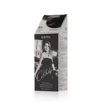 Краска - уход Estel Celebrity для волос 7/1 Пепельно-русый