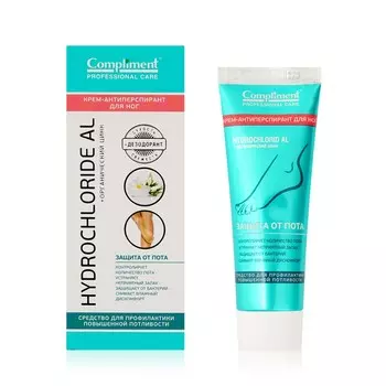 Крем - антиперспирант Compliment Professional Care для ног 80мл