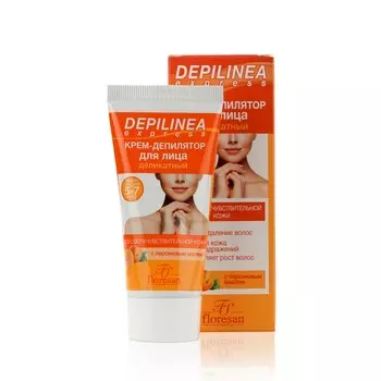 Крем - депилятор для лица Floresan Depilinea с персиковым маслом 50мл