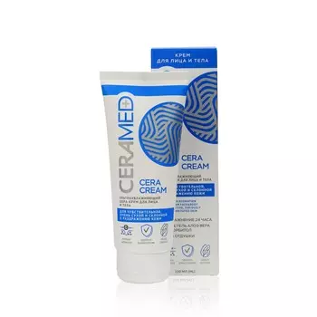 Крем для лица и тела Ceramed CeraCream ультраувлажняющий с церамидами 100мл
