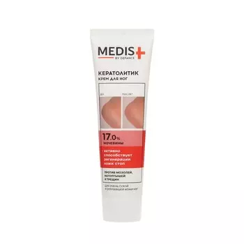 Крем для ног Defance Medis Кератолик 17% мочевины для очень сухой и огрубевшей кожи 100мл