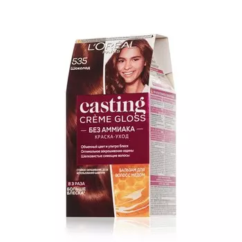 Крем - краска L'Oreal Paris Casting creme gloss стойкая для волос 535 Шоколад