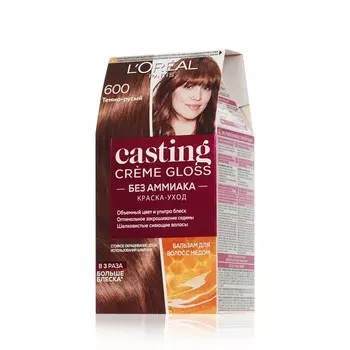 Крем - краска L'Oreal Paris Casting creme gloss стойкая для волос 600 Темно-русый