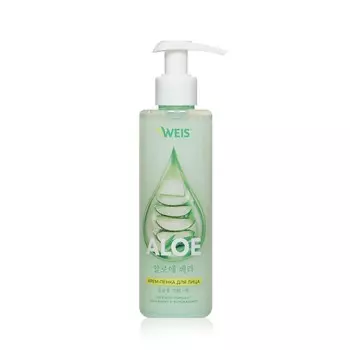 Крем - пенка для лица WEIS Aloe 190мл