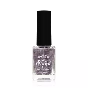 Лак для ногтей Jeanmishel Crystal 708 Сиренево-серебристый блестящий 12мл