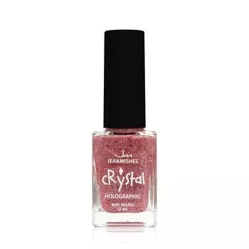 Лак для ногтей Jeanmishel Crystal 711 Бежево-розовый блестящий 12мл