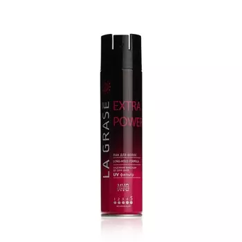 Лак для волос La Grase Extra Power , Мегафиксация (5) , 400мл