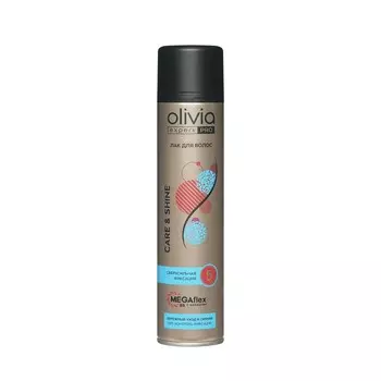 Лак для волос Olivia expert PRO Care & Shine сверхсильная фиксация 5 300мл