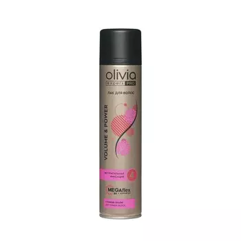 Лак для волос Olivia expert PRO Volume & Power экстрасильная фиксация 4 300мл