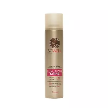 Лак для волос SoWell Luxurious Shine сильная фиксация 4 300мл
