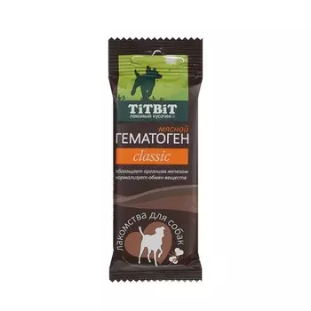 Лакомство для собак TiTBiT " Гематоген мясной Classic " 35г