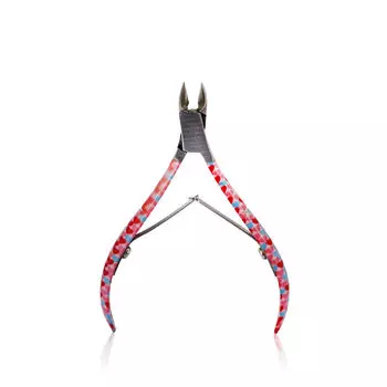 Маникюрные кусачки Ameli двупружинные , с цветными ручками