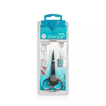 Маникюрные ножницы Zinger для ногтей , ручная заточка