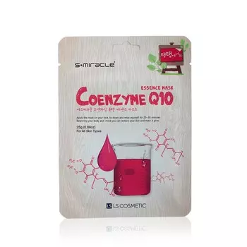 Маска для лица S+miracle Антивозрастная , с коэнзимом Q10 25г