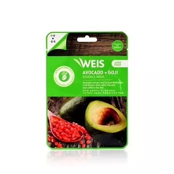 Маска для лица WEIS с авокадо и ягодами годжи 23г