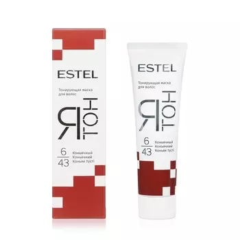 Маска для волос Estel Я Тон тонирующая 6/43 Коньячный