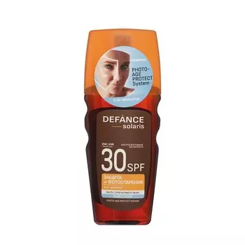Масло - спрей активатор загара Defance Solaris SPF 30 160мл