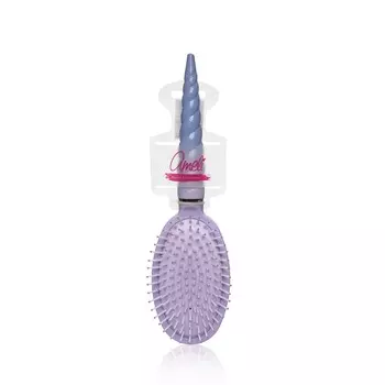 Массажная расческа для волос Ameli , единорог с блестками