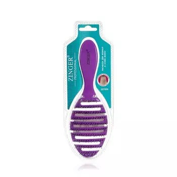 Массажная расческа Zinger для мокрых волос , с нейлоновыми зубьями