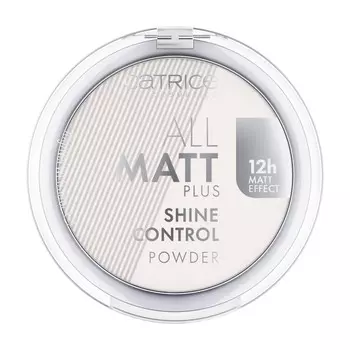 Матирующая пудра для лица Catrice All Matt Plus Shine Control 001 10г
