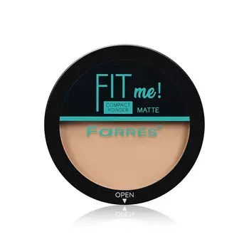 Матирующая пудра для лица Farres Fit me! Теплый бежевый 10г