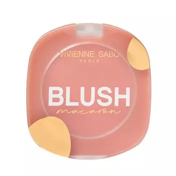 Матовые румяна для лица Vivienne Sabo Macaron 01 4,1г