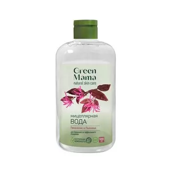 Мицеллярная вода для лица Green Mama для бережного и эффективного очищения " Гамамелис и пшеница " 500мл